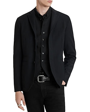 John Varvatos Mens Colden Jacket Sport Coat EU 52R Us 42R Black