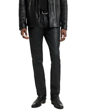 John Varvatos Mens Slim Fit Jeans Kel J702 Coated Black 33 Waist