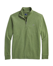 Vineyard Vines Mens Saltwater Quarter Zip Long Sleeve Sweatshirt Green Medium