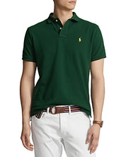 Polo Ralph Lauren Men's Classic Fit Mesh Short Sleeve Polo Shirt Green Small