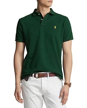 Polo Ralph Lauren Men's Classic Fit Mesh Short Sleeve Polo Shirt Green Small