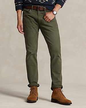 Polo Ralph Lauren Men's Varick Slim Straight Jeans Armadillo Green 40 x 32
