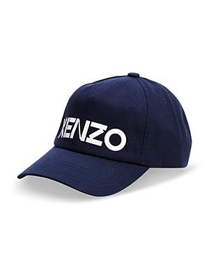 Kenzo Cotton Cap Baseball Hat Navy Blue W/ Bag