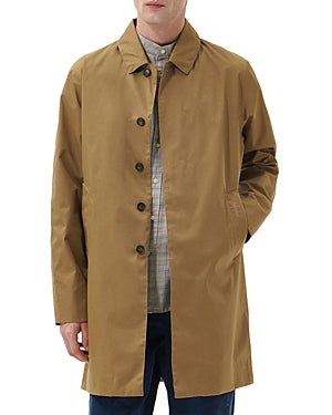 Barbour Mens Lorden Waterproof Overcoat Coat Small Brown