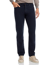 Canali Cotton Moleskin Regular Fit 5-Pocket Pants Size 34 Navy Blue