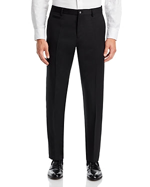 Hugo Boss Mens Classic fit Dress Pants 32 / 32 Black Solid Stretch