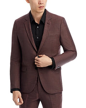 HUGO BOSS Arti Birdseye Extra Slim Fit Suit Jacket 42R Brown