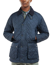 Barbour Mens Ashby Quilted Coat Medium Navy Blue