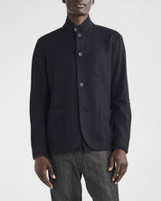 Rag & Bone Men's Prospect Knit Blazer Coat Size Medium Black Wool