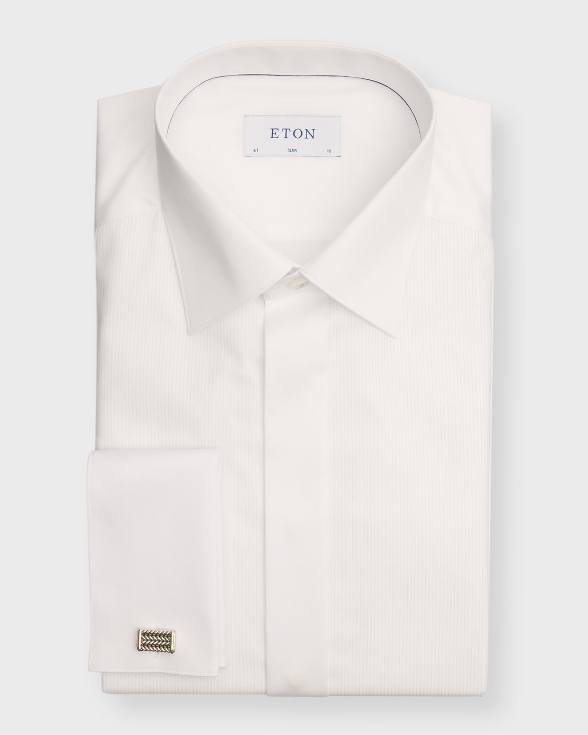Eton Mens Contemporary Long Sleeve Button-Up Shirt XL / 17 White