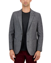 Nautica Mens Modern fit Sport Coat Blazer 40 S Gray Solid