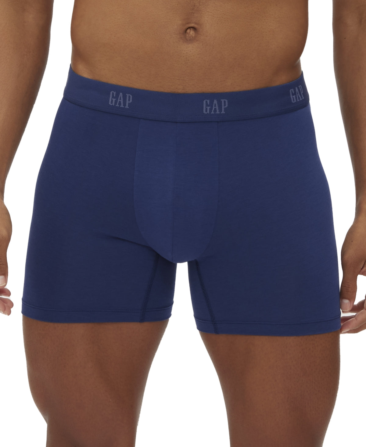 Gap Mens 3 Pack Regular fit Boxer Briefs Underwear Medium Blue Solid
