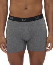 Gap Mens 3 Pack Regular fit Boxer Briefs Underwear XL Grey Solid