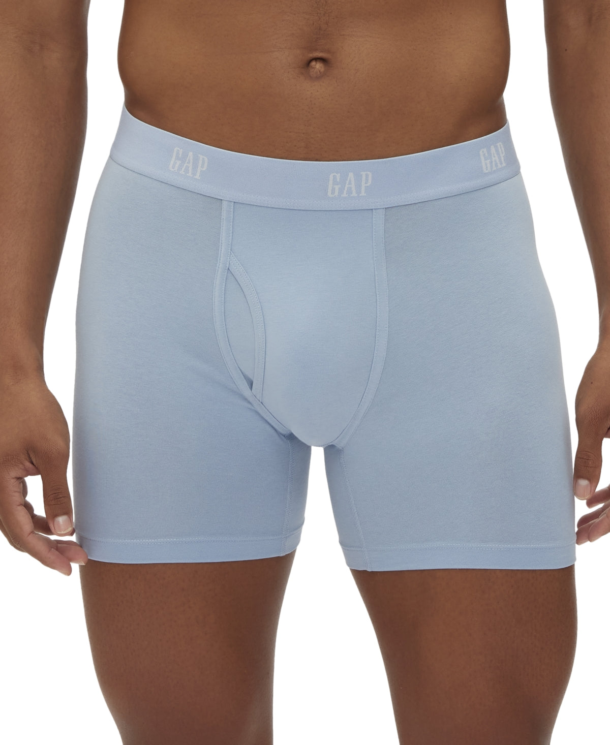 Gap Mens 3 Pack  Regular fit Boxer Briefs Underwear Medium Blue Solid