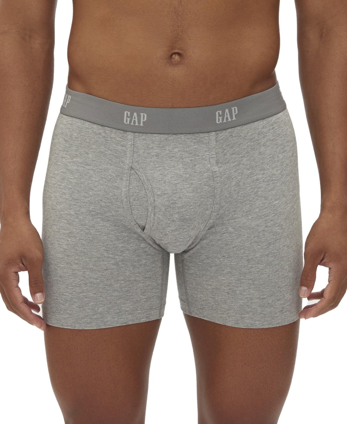 GAP Men Regular fit 3 Pack Boxer Briefs Underwear Small Grey Solid