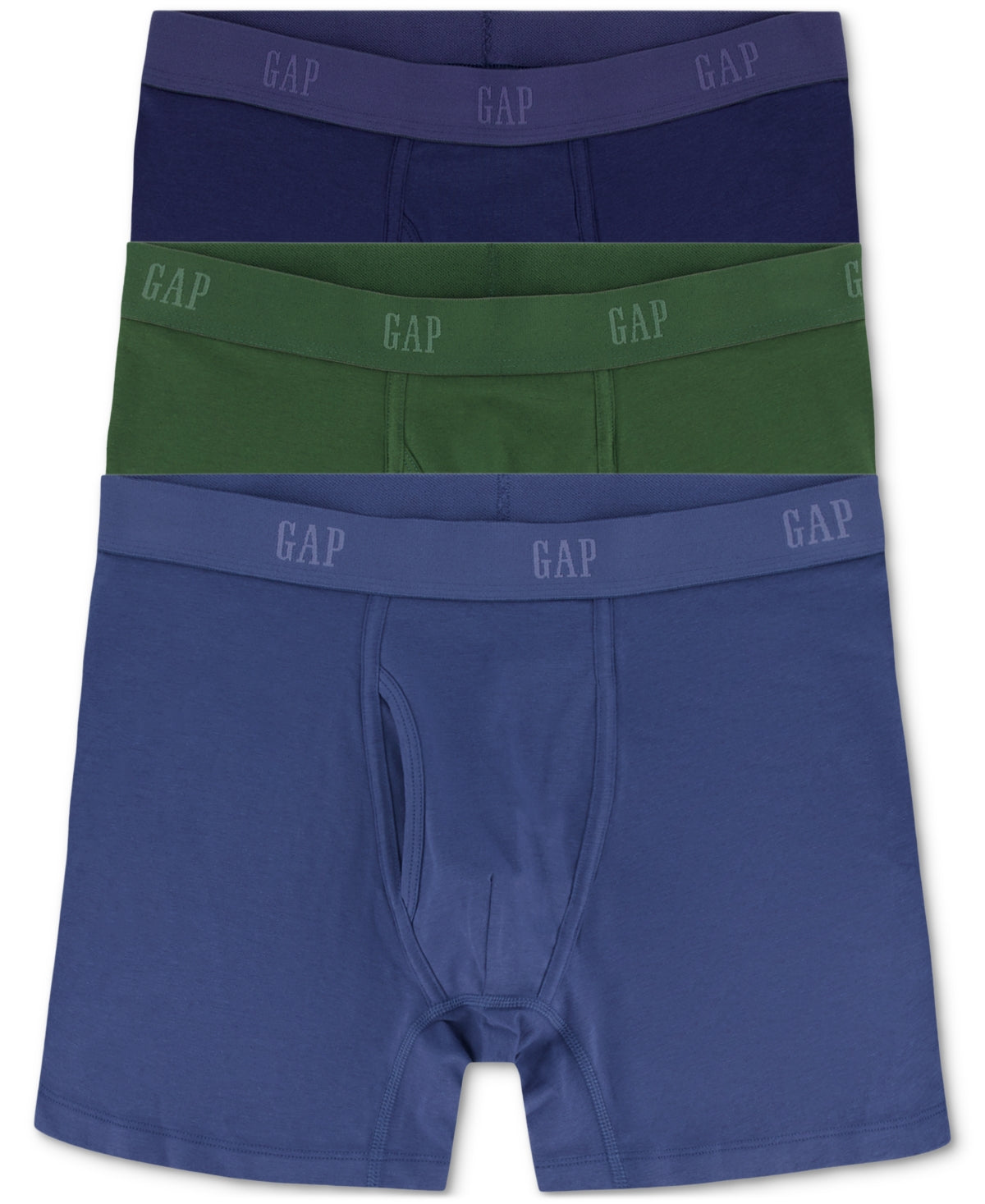 Gap Mens 3 Pack Regular fit Boxer Briefs Underwear Large Blue Polka Dot