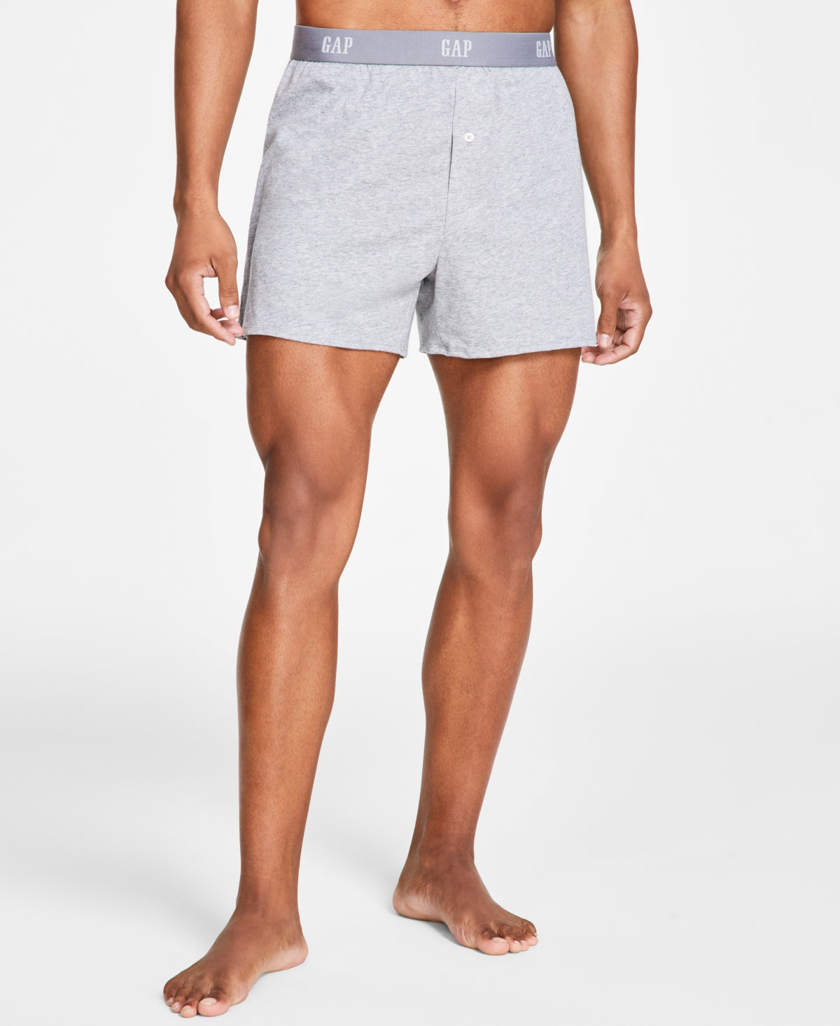 GAP Mens 3 Pack Regular fit Boxer Shorts Underwear Small Grey Solid