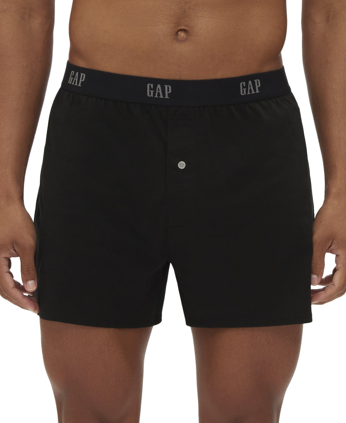 Gap Mens 3 Pack Regular fit Boxer Shorts Underwear Large Black Solid