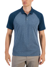 Alfani Mens Regular fit Short Sleeve Polo Shirt Small Blue