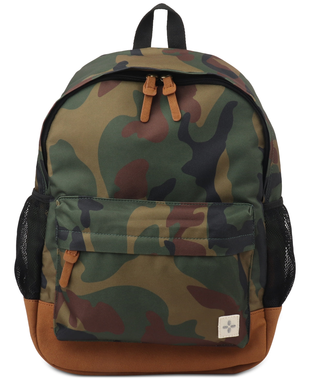 Sun Stone Mens Camo Backpack Green Brown ONE SIZE