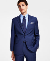 Brooks Brothers Mens Classic fit Wool Suit Jacket Blazer 38 R Blue Solid Stretch