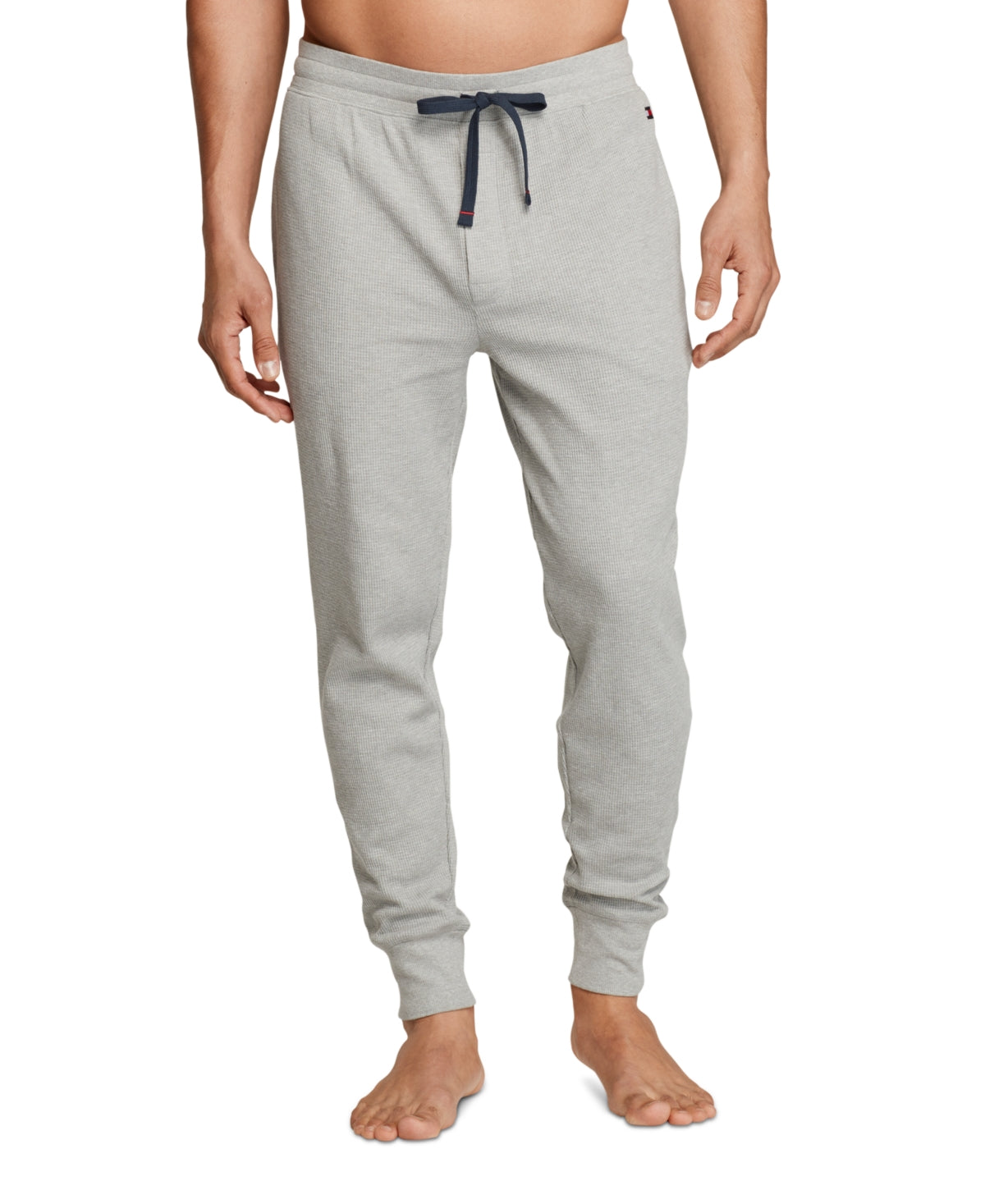 Tommy Hilfiger Mens Waffle Knit Pajama Pants Grey Heather  Xl