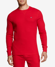 Tommy Hilfiger Mens Regular fit Long Sleeve T-Shirt Pajamas XL Red