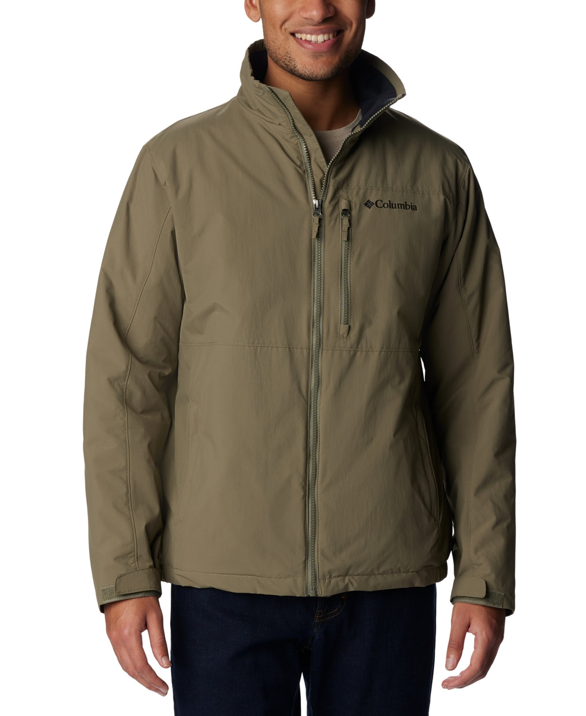 Columbia Men's Regular Fit Northern Utilizer Jacket Coat Waterproof Green  XL