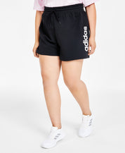 Adidas Womens Regular fit Slim Sweat Shorts 4X Black Solid
