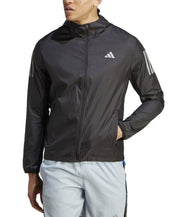 Adidas Mens Slim Fit Track Jacket Coat Medium Black Full Zip Solid