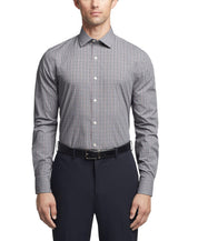 Tommy Hilfiger Mens Slim fit Dress Shirt Small 14.5 in 32-33 Blue Plaid