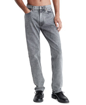 Calvin Klein Men's Standard Straight Fit Stretch Jeans Oyster Grey 34 x 32