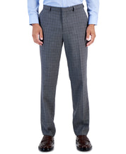 Hugo by Hugo Boss Men's Wool Blend Modern Fit Dress Pant Grey Blue Check 30 x 32