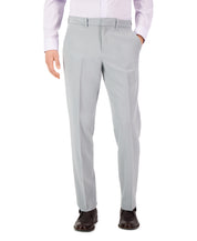 Perry Ellis Mens Modern fit Dress Pants 36 / 30 Light Grey Solid Stretch