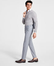 Bar Iii Men Skinny fit Dress Pants 28 / 29 Grey Solid