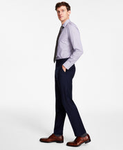 Tommy Hilfiger Mens Modern fit Dress Pants 34 / 34 Blue Plaid Stretch