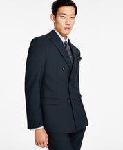 Bar Iii Mens Slim fit Double Breasted Suit Jacket Blazer 38 R Green Solid