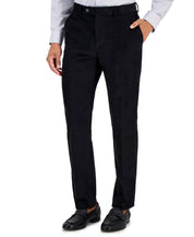 Tommy Hilfiger Mens Modern fit Dress Pants Corduroy 34 / 30 Black Solid