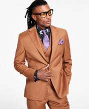Tayion Collection Men's Classic Fit Sport Coat Blazer Copper Brown 44R