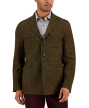 Tallia Mens Slim fit Sport Coat Blazer 42 S Yellow