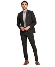Kenneth Cole Mens Slim fit 2 Piece Suit 36 S / 29 Waist Dark Grey Stretch