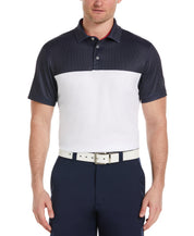 PGA TOUR Mens Regular fit Short Sleeve Polo Shirt XXL Blue White