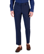 Armani Exchange Mens High Blue Solid Suit Dress Pants 32 x 32