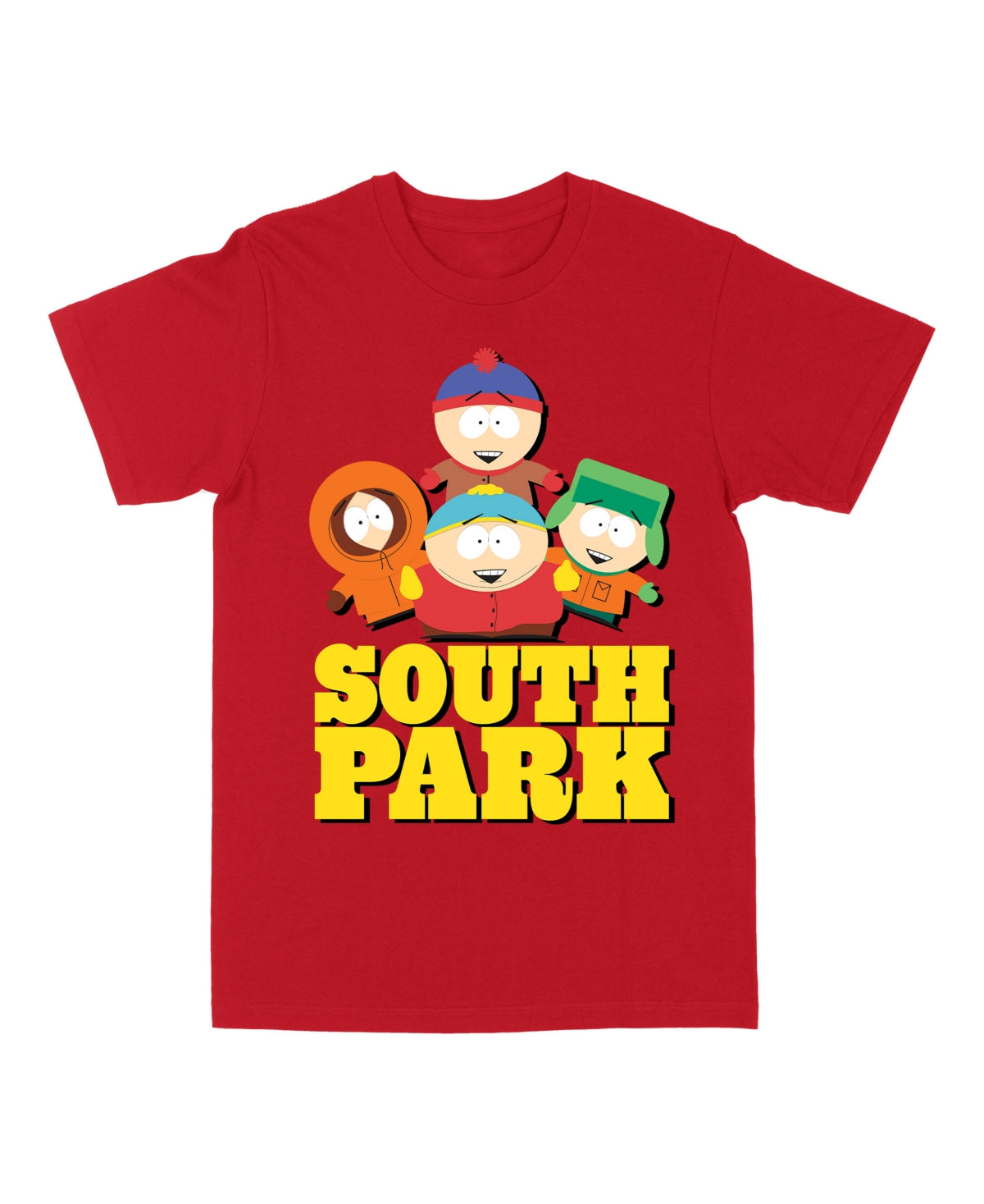 Philcos Mens Regular fit South Park Graphic Short Sleeve T-Shirt Shirt Small Red