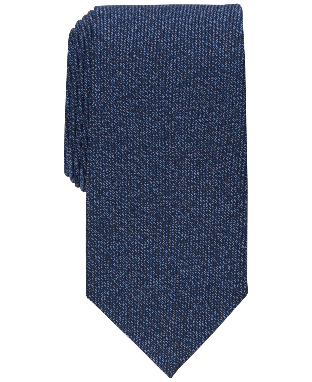 Club Room Men's Miles Abstract Tie Navy Blue Necktie