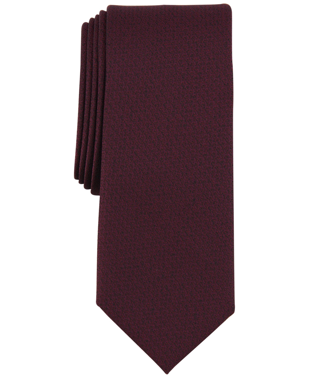 Bar III Mens Red Solid Tie Necktie