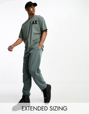 AX Armani Exchange Mens Oversized Capsule Joggers Balsam Green XL