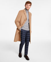 Michael Kors Mens Classic fit Overcoat Coat 44 L Beige Solid