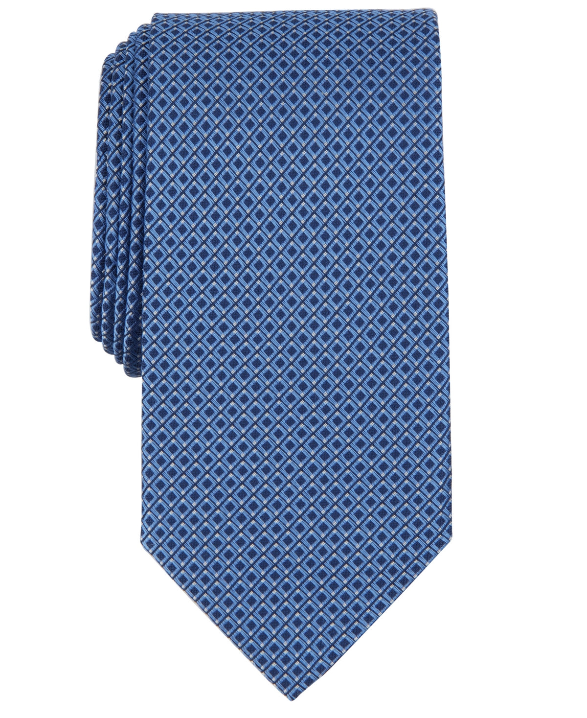 Michael Kors Mens Westway Mini Dot Navy Blue Tie Necktie
