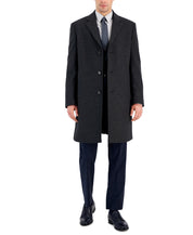 Michael Kors Mens Classic fit Overcoat Coat 36 S Grey Solid